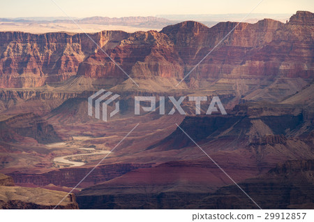 Grand Canyon with Colorado River in Grand Canyon Grand Canyon with Colorado River in Grand Canyon 29912857