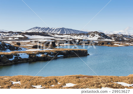Hverfjall mountain volcano natural Iceland Hverfjall mountain volcano natural Iceland 29913627