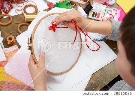 sewing accessories for handmade top view sewing accessories for handmade top view 29915086