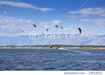 Kiteboarding Kitesurfing Extreme Sport Kiteboarding Kitesurfing Extreme Sport 29916022