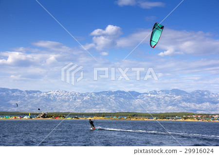 Kiteboarding Kitesurfing Extreme Sport Kiteboarding Kitesurfing Extreme Sport 29916024