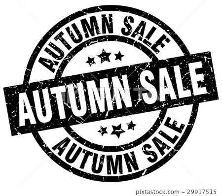 autumn sale round grunge black stamp autumn sale round grunge black stamp 29917515