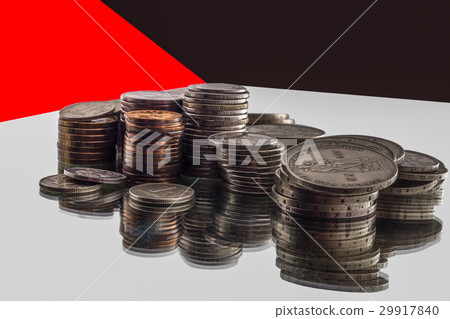 old coins on an abstract background 29917840