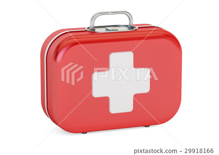 First Aid Kit, 3D rendering 29918166