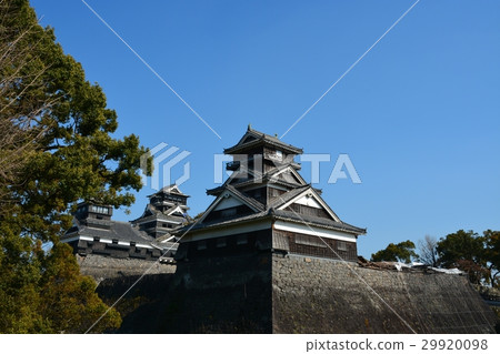 Early spring's Kumamoto castle Kumamoto earthquake restoration work Early spring's Kumamoto castle Kumamoto earthquake restoration work 29920098
