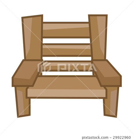 wood Chair isolated illustration 29922960