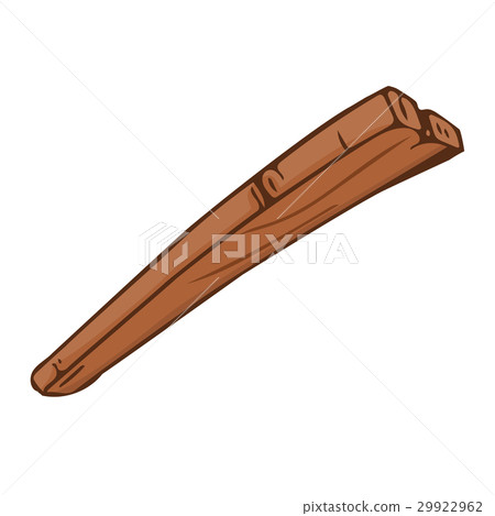 wood plank isolated illustration 29922962