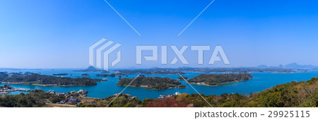 Takanai mountain climbing Amakusa Matsushima view Panorama 29925115