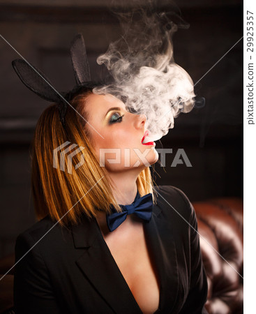 Femme fatale and electronic cigarette 29925357