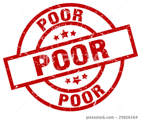 poor round red grunge stamp poor round red grunge stamp 29926164