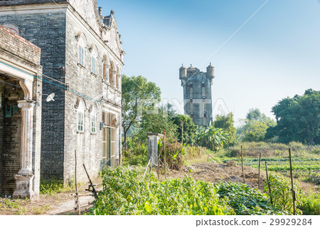 開平廢墟城堡（加拿大村）中國·廣東省沉平市 29929284