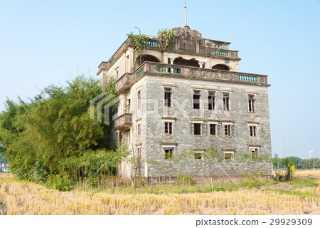 開平廢墟城堡（加拿大村）中國·廣東省沉平市 29929309