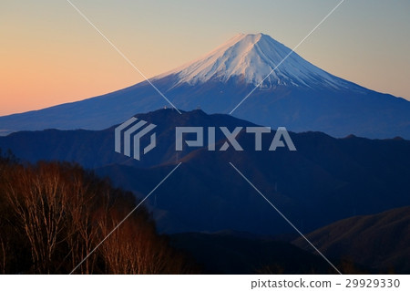 Mt. Fuji seen from the Todai Takaragami of the Minami University Bodhisattva Mt. Fuji seen from the Todai Takaragami of the Minami University Bodhisattva 29929330