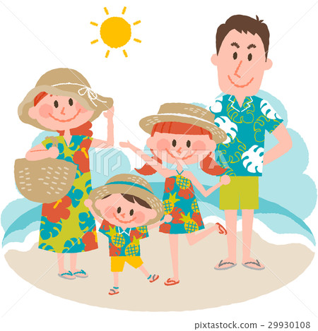 A family vacation on the beachfront 29930108