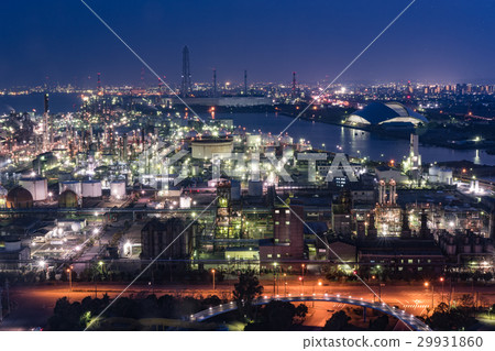 四日市綜合工廠夜景 四日市綜合工廠夜景 29931860