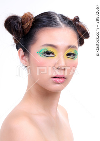 Asian Woman Fashion Makeup. Asian Woman Fashion Makeup. 29932067