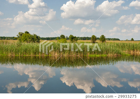 Quiet Ros river in summer, Ukraine Quiet Ros river in summer, Ukraine 29933275