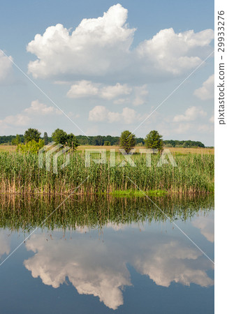 Quiet Ros river in summer, Ukraine Quiet Ros river in summer, Ukraine 29933276