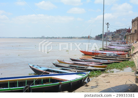 Ganges river in Varanasi, India Ganges river in Varanasi, India 29933381