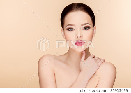 Beautiful Woman with Clean Fresh Skin Beautiful Woman with Clean Fresh Skin 29933489