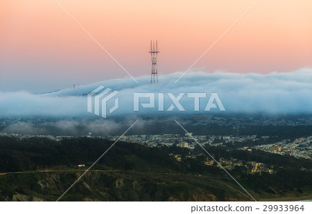 Sutro Tower in the evening Sutro Tower in the evening 29933964