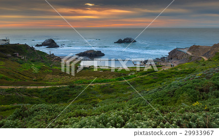 Sutro Baths Sunset, San Francisco California Sutro Baths Sunset, San Francisco California 29933967
