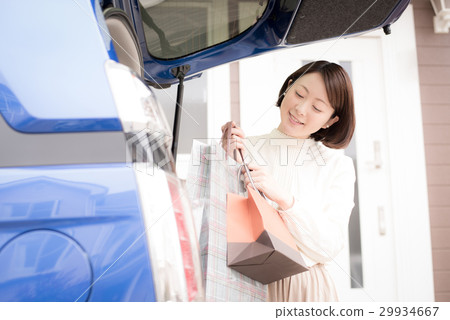 汽車購物的女人 29934667