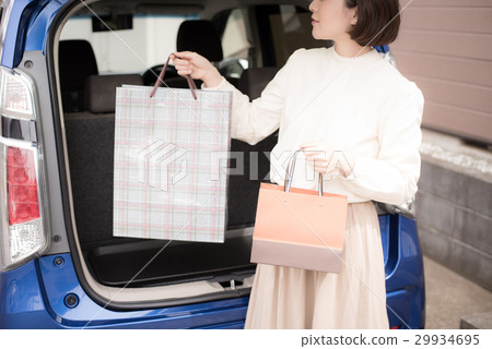 汽車購物的女人 29934695