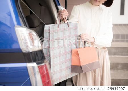 汽車購物的女人 29934697