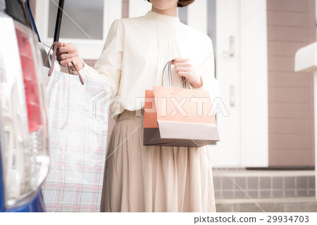 汽車購物的女人 29934703