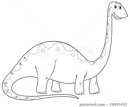 moving dinosaurs clipart outline