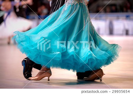 turquoise dress female dancer 29935654