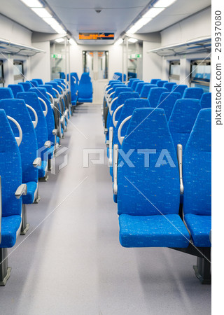 Interior high speed electric train in Moscow 29937080