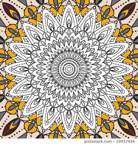 Printable antistress coloring book page for adults 29937484