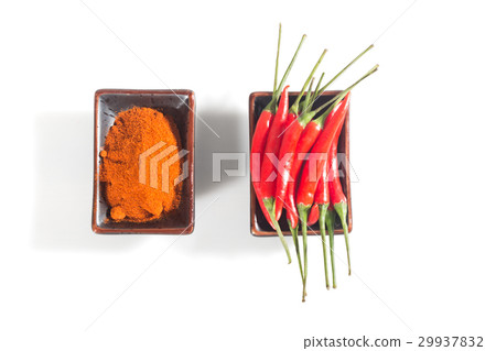 Spices, pepper chilli fresh and dry Spices, pepper chilli fresh and dry 29937832