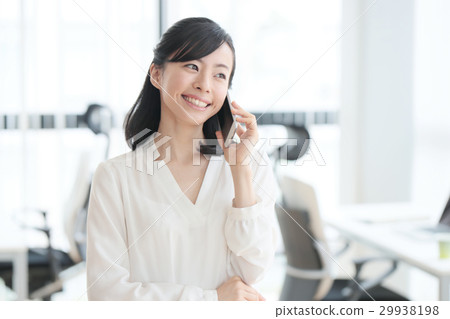 Business woman · Smartphone Business woman · Smartphone 29938198