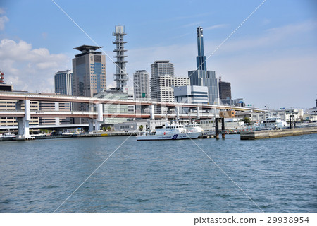 Kobe city seen from the sea Kobe city seen from the sea 29938954