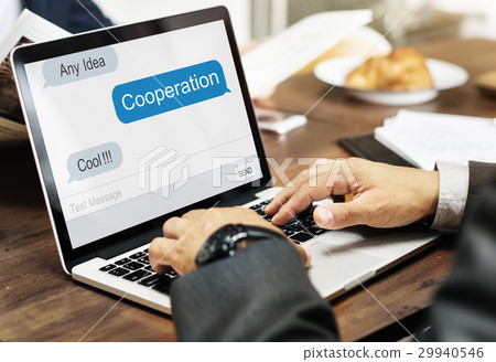 Corporate Marketing Strategy Partnership Concept 29940546