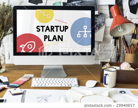 Business Entrepreneurship Plan Success Icons 29940657