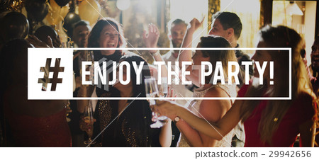 Cheers Enjoy Friends Happy Merriment Party Together Cheers Enjoy Friends Happy Merriment Party Together 29942656