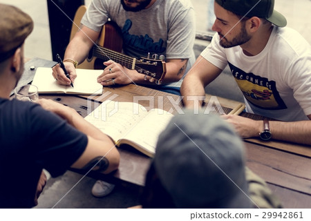 Music Band Rehearsal Friendship Together 29942861