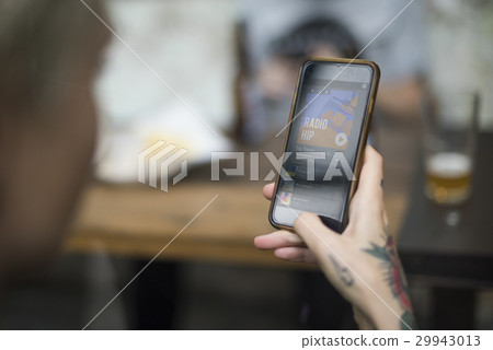 Use Mobile Phone Connection Social Network 29943013