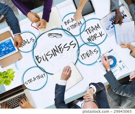 Business Team Meeting Brainstorming Planning Concept 29943065