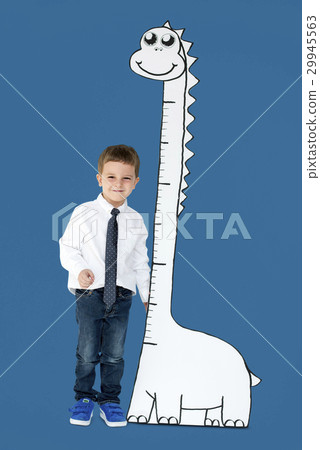 Boy Tall Measure Increase Growth Scale 29945563