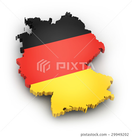 Territory and flag of Germany 29949202