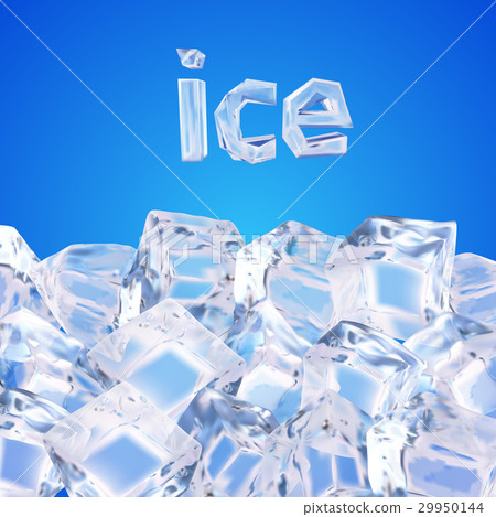 Background with ice cubes 29950144