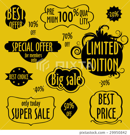 Vintage badges, stickers, labels. Creative graphic Vintage badges, stickers, labels. Creative graphic 29950842
