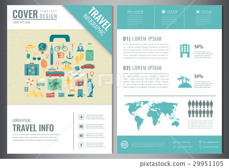 Travel brochure design. Template for Travel and 29951105