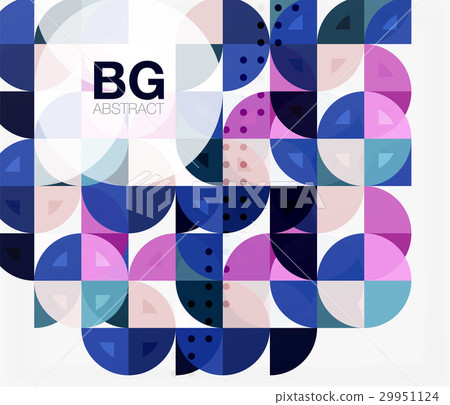 Modern geometric circle abstract background Modern geometric circle abstract background 29951124