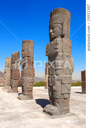 Toltec Atlantes, Tula de Allende, Hidalgo, Mexico 29951307